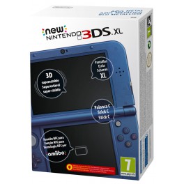 New 3DS XL Azul Metálico