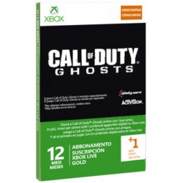 Xbox Live 12+1 Meses Gold Call of Duty Ghosts - Xb