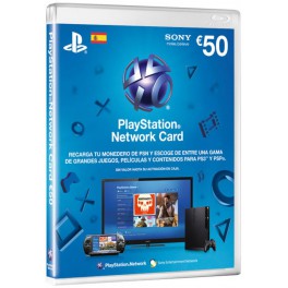 Tarjeta prepago 50? PSN - PS4