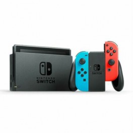 Nintendo Switch con Joy-Con Rojo Neón y Azu
