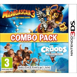 Madagascar 3 & Croods Combo Pack - 3DS