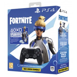 Dual Shock 4 Negro V2 + Voucher Fortnite - PS4