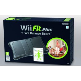 Wii Fit Plus + Tabla de equilibrio Negra - Wii