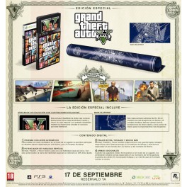 Grand Theft Auto V (GTA 5) Edicion Especial - PS3