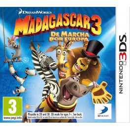 Madagascar 3: de marcha por Europa - 3DS