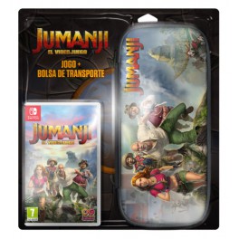 Jumanji El Videojuego Game + Case bundle switch 92
