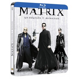 Matrix Trilogia+Animatrix Black Metal Edition Blu-