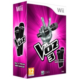 La Voz Vol. 3 + Micrófonos - Wii